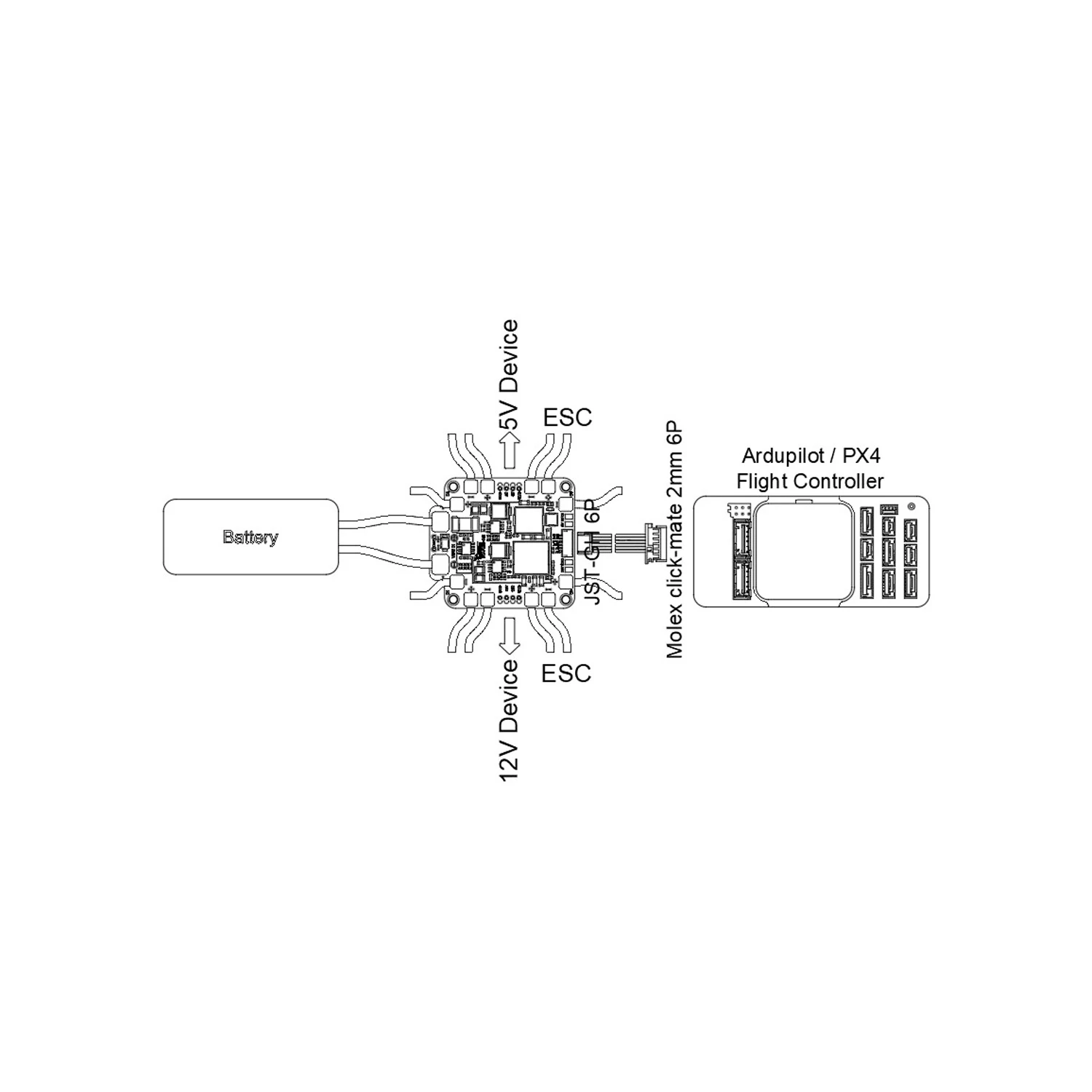 SwiftWing PM03-14S Power Module & PDB (3S-14S, 120A) - Image 6