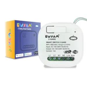 SWYAM 2-Gang WiFi Smart Switch 16A Load