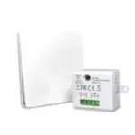 SWYAM No Battery Self Powered Kinetic Wireless RF Switch 1 Gang 1 Receiver