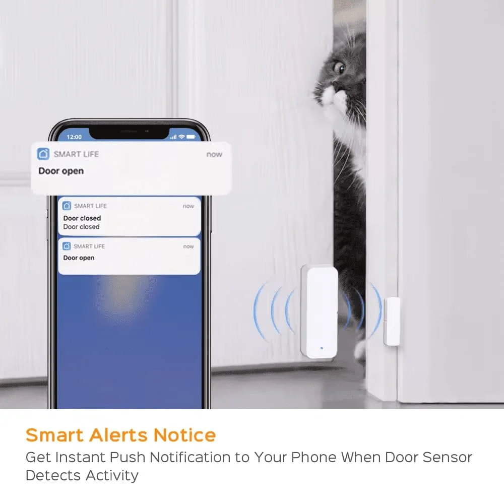 SWYAM Smart WiFi Door Window Sensor w/ Smart Life App - Image 4