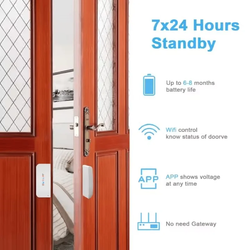 SWYAM Smart WiFi Door Window Sensor w/ Smart Life App - Image 5