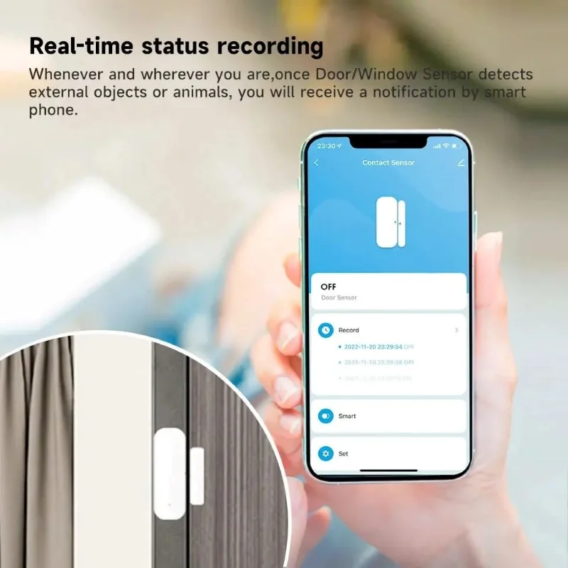 SWYAM Smart WiFi Door Window Sensor w/ Smart Life App - Image 9