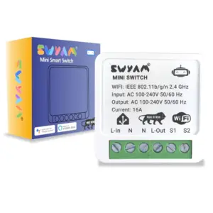 SWYAM Wi-Fi Smart Mini Switch 16A | Home Assistant Compatible