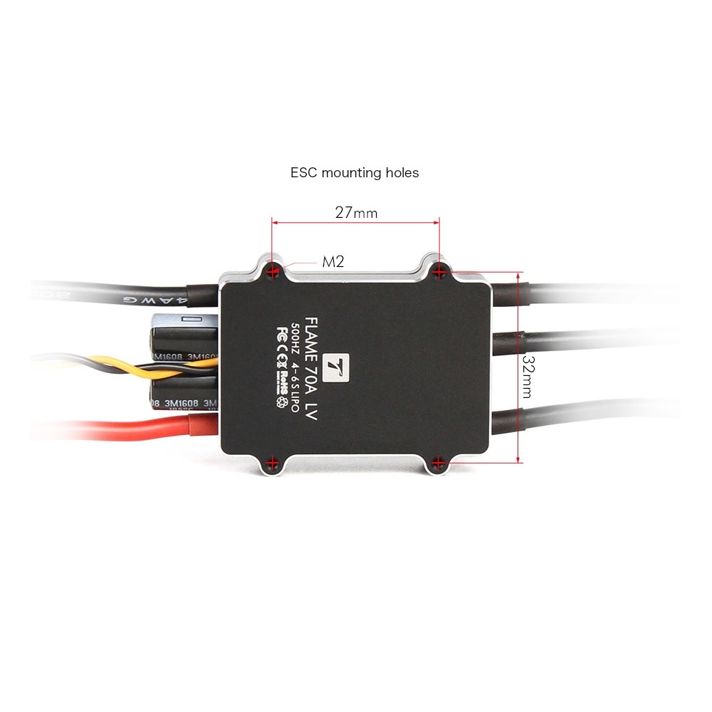 T-Motor Flame 70A 4-6S HV ESC for Heavy-Lift Drones - Image 3