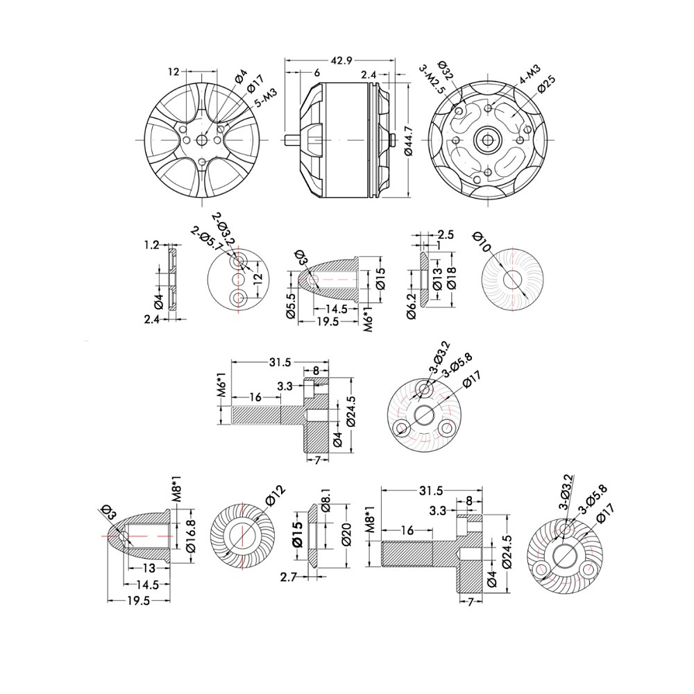 T-Motor Navigator MN4014 330KV Brushless Motor - Image 6