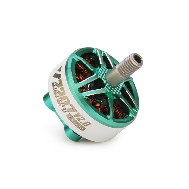 T-Motor Velox V2207 V2.0 1750KV Brushless Motor - Emerald Green - Image 3