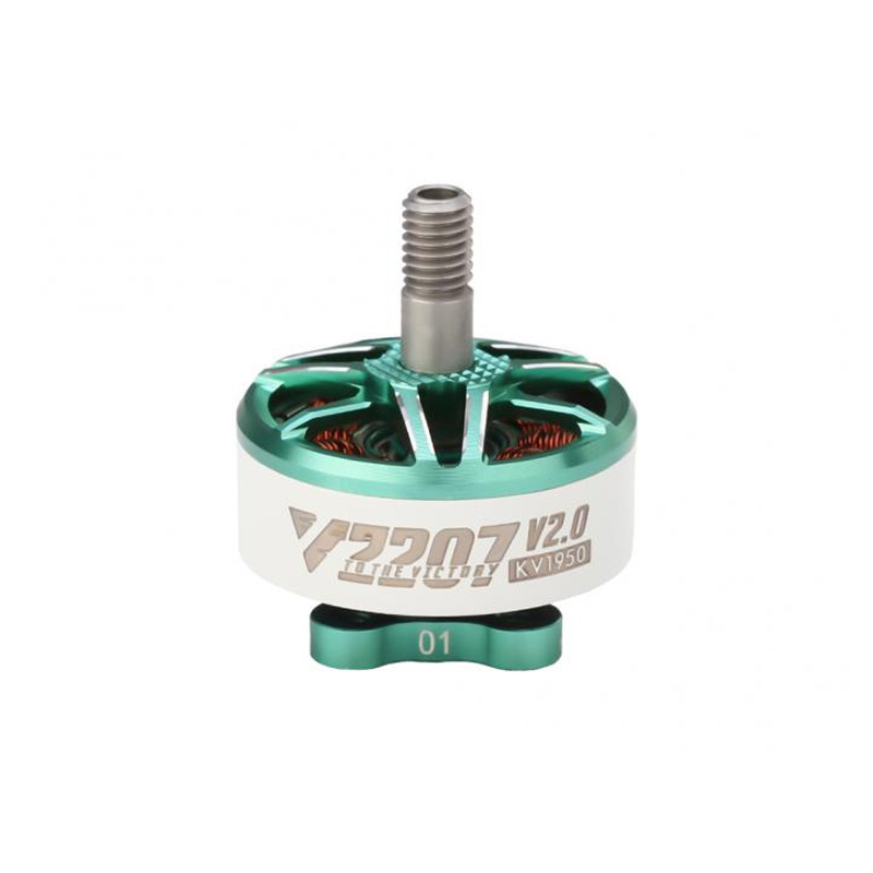 T-Motor Velox V2207 V2.0 1950KV Brushless Motor - Emerald Green