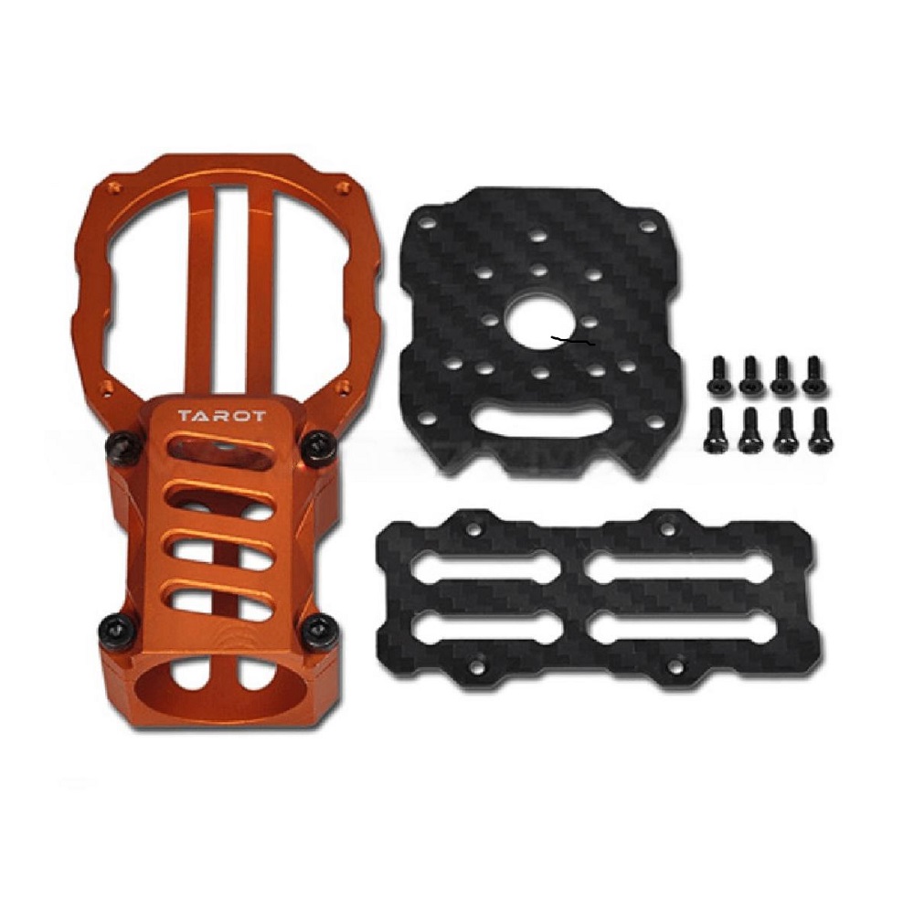 Tarot 25mm Carbon Fiber Motor Mount OrangeRX TL9602 - Image 2