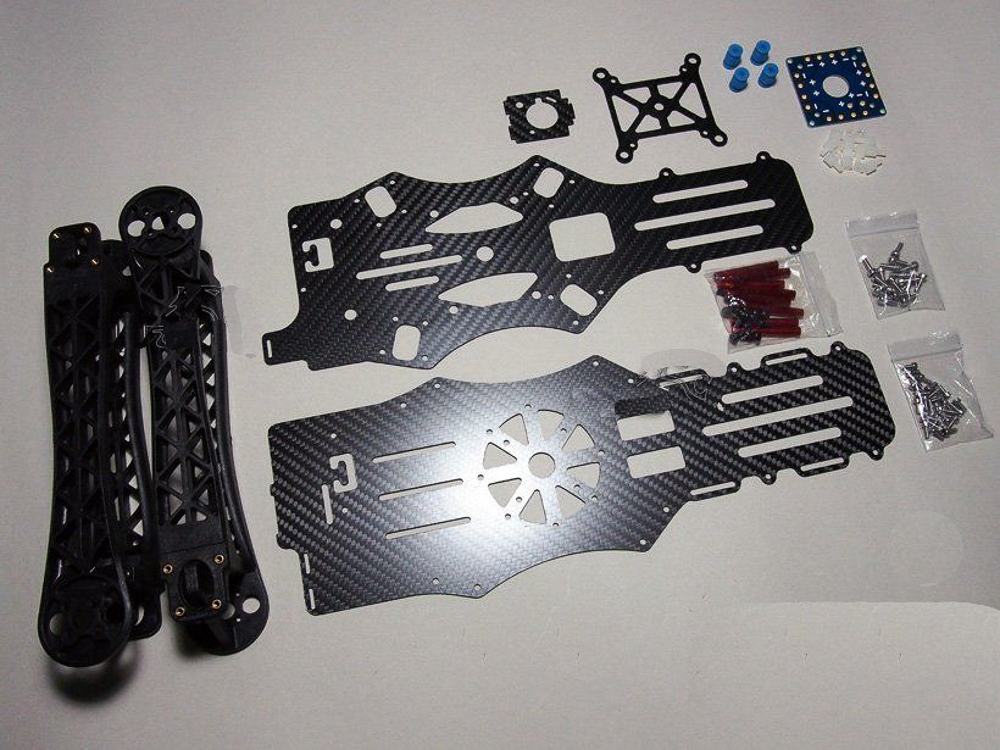 TBS 500 Carbon Fiber 500mm Wheelbase Drone Frame Kit - Image 4