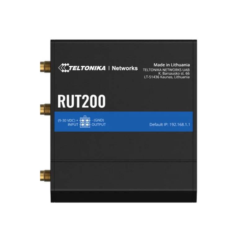 Teltonika RUT200 Industrial Cellular Router w/ 4G LTE, Wi-Fi & Dual ETH - Image 2