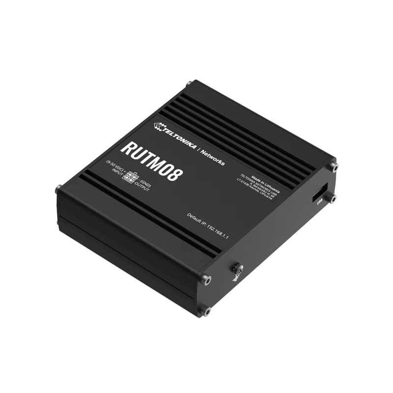 Teltonika RUTM08 Industrial Wired Router, 4-Port Ethernet