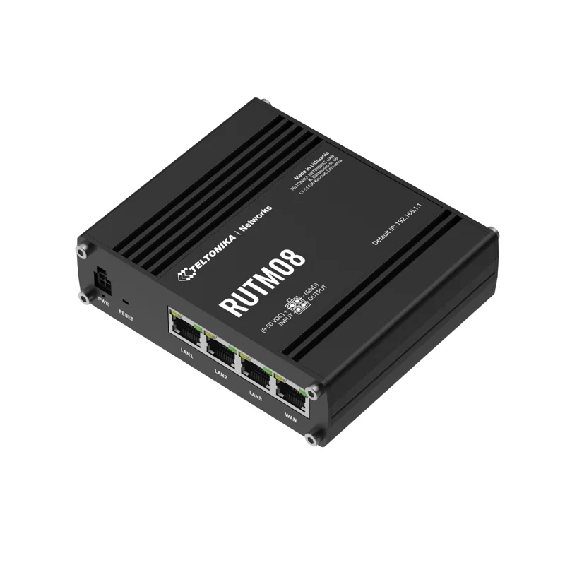 Teltonika RUTM08 Industrial Wired Router, 4-Port Ethernet - Image 4