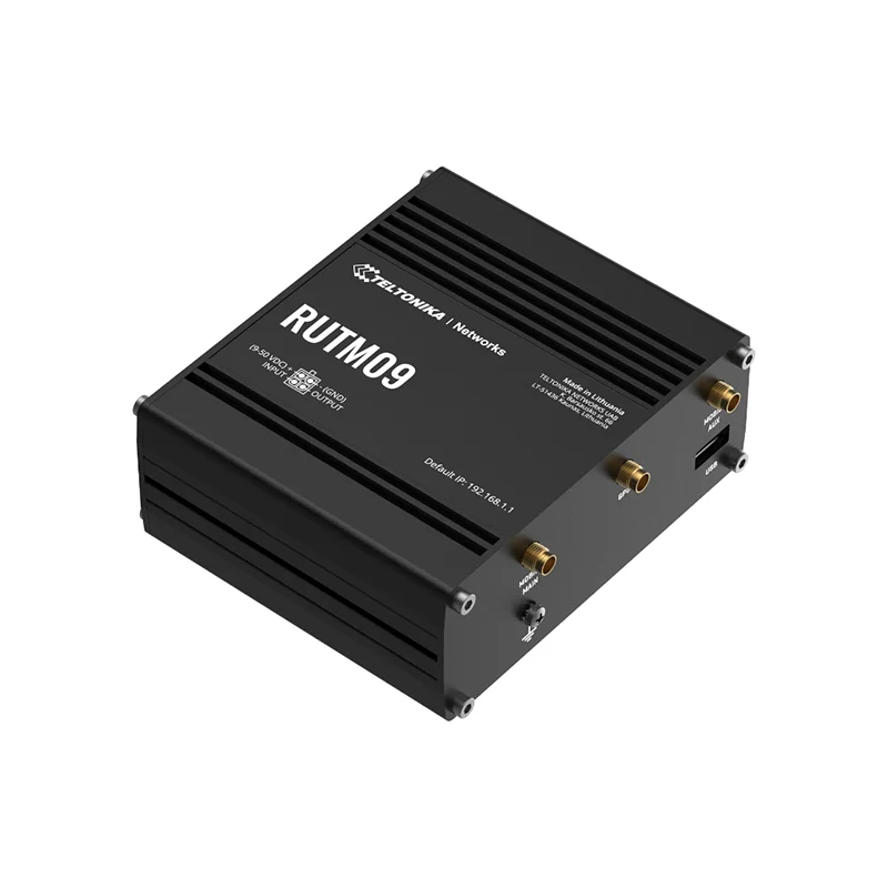 Teltonika RUTM09 Industrial 4G LTE Cat 6 Dual SIM Router