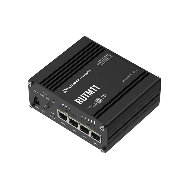 Teltonika RUTM11 Industrial LTE Router w/ Dual SIM, Wi-Fi 5, Gigabit ETH - Image 4