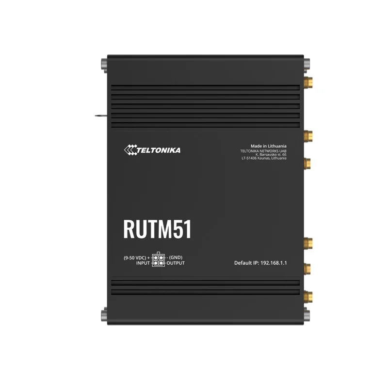 Teltonika RUTM51 Industrial 5G Router w/ 5x Gigabit ETH & Wi-Fi 5 - Image 2