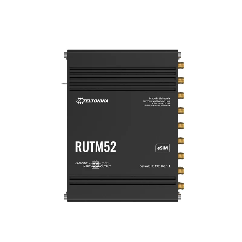 Teltonika RUTM52 Industrial Dual 5G Router w/ Wi-Fi 5 & 5x Gigabit LAN - Image 2
