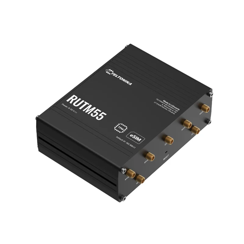 Teltonika RUTM55 Industrial 5G Router w/ RS232/RS485 & Dual SIM
