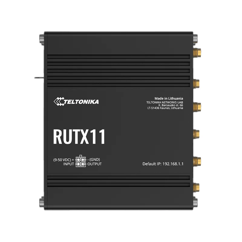 Teltonika RUTX11 Industrial Cellular Router LTE Cat 6 Dual-Band Wi-Fi - Image 2