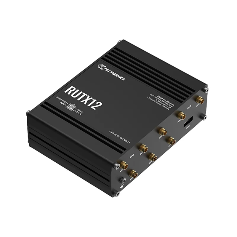 Teltonika RUTX12 Dual LTE CAT 6 Industrial Cellular Router