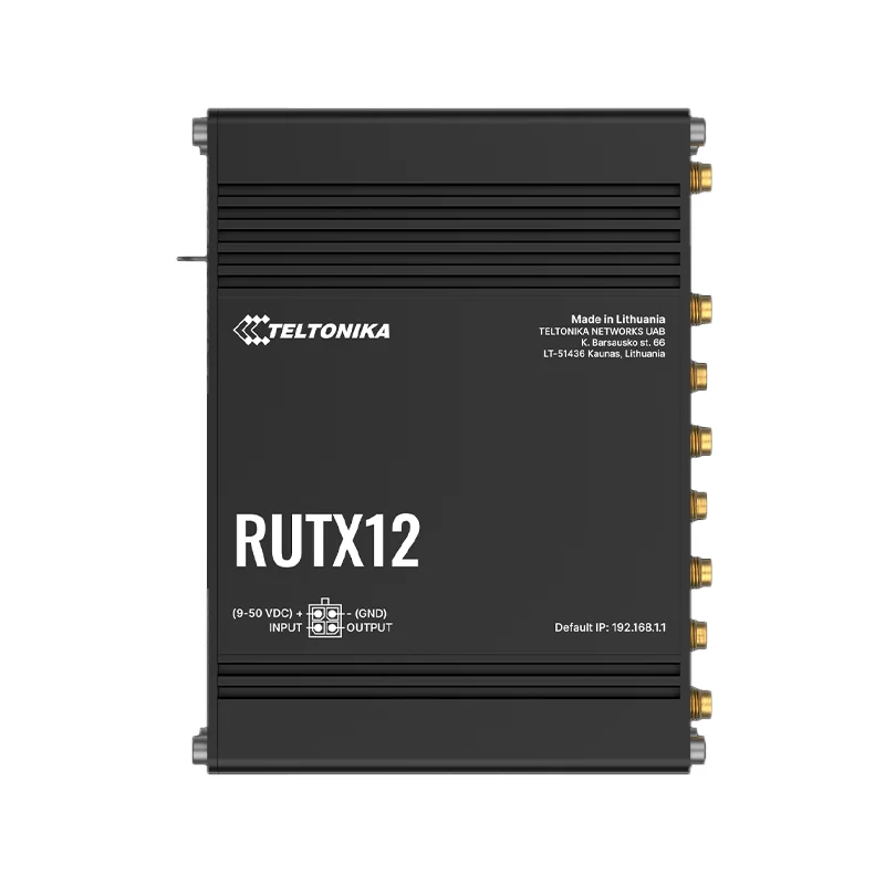 Teltonika RUTX12 Dual LTE CAT 6 Industrial Cellular Router - Image 2