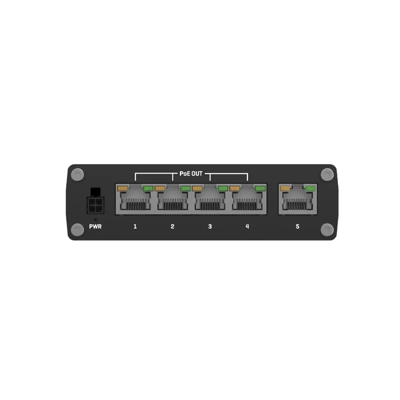 Teltonika TSW100 Industrial 5-Port Gigabit PoE+ Ethernet Switch - Image 3