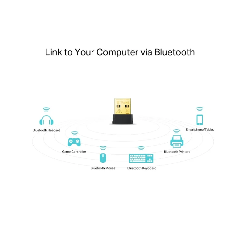 TP-Link Archer T2Ub Nano AC600 USB 2.0 Wi-Fi Bluetooth 4.2 Adapter - Image 2