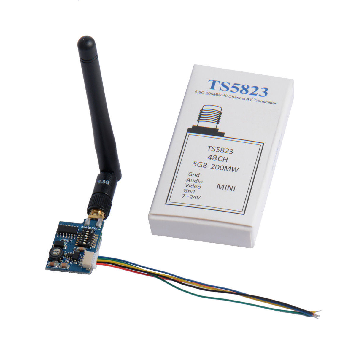 TS5823 200mW 40CH Mini Video Transmitter Module - RP-SMA/SMA - Image 4
