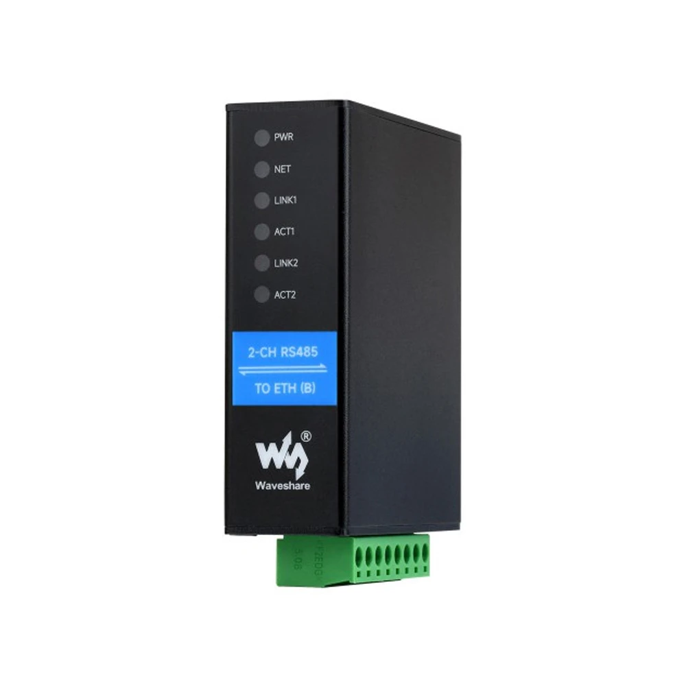 Waveshare 24962 Dual-Channel RS485 to Ethernet Serial Server