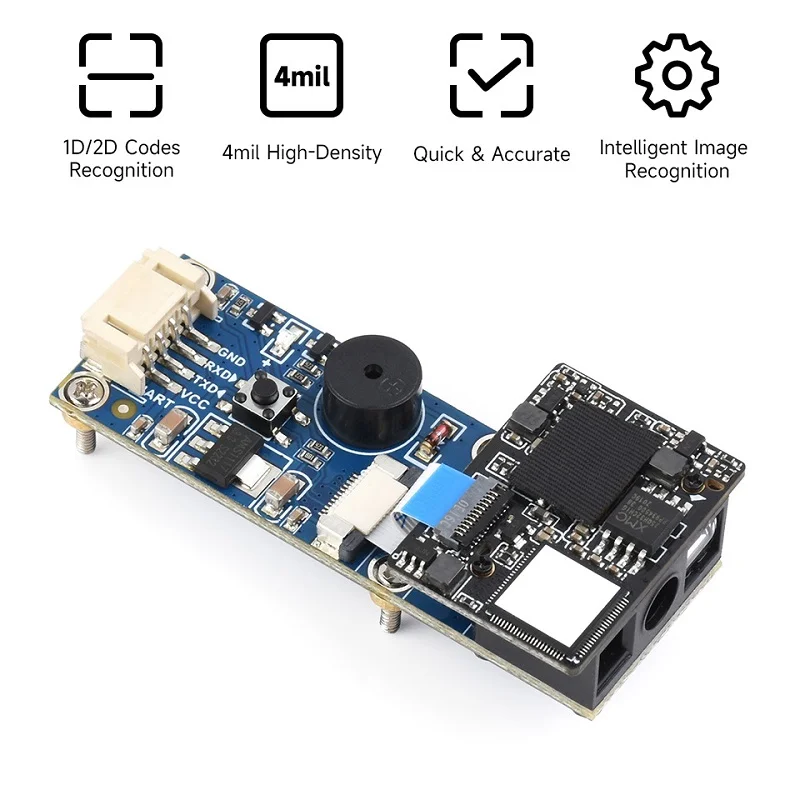 Waveshare 2D Codes Scanner Module w/ 4mil High-Density Barcode Scanning - Image 7