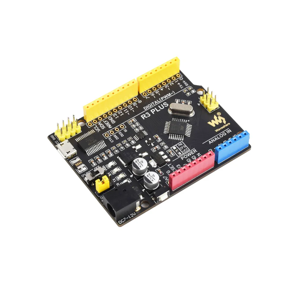 Waveshare ATMEGA328P Microcontroller Development Board, Arduino-Compatible