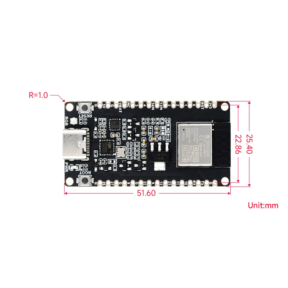 Waveshare ESP32-H2 DevKit, 96MHz RISC-V, BLE & 802.15.4 Module - Image 5