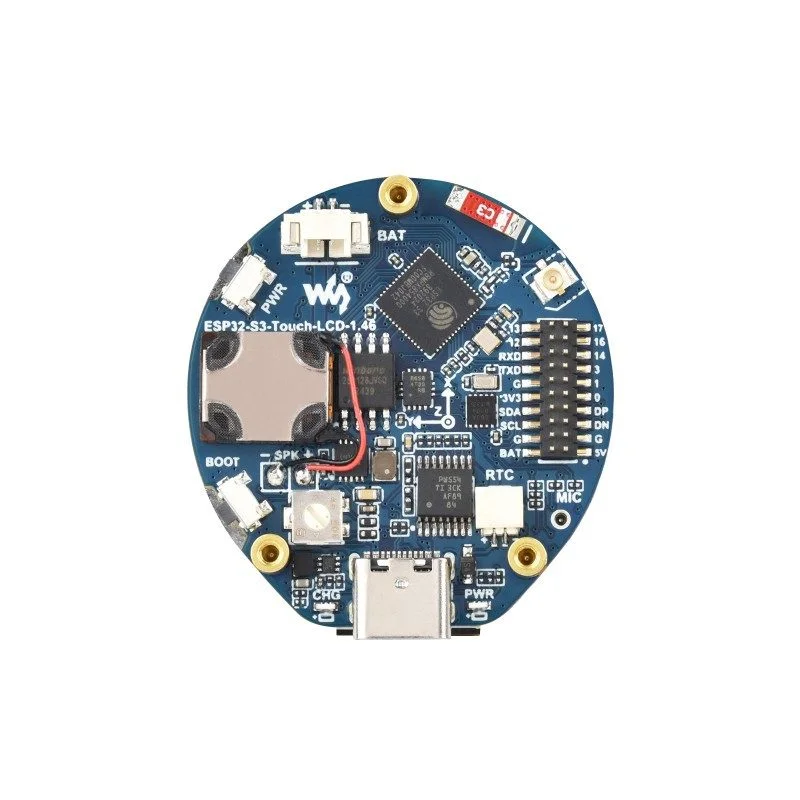 Waveshare ESP32-S3 1.46-Inch Round Display Dev Board w/ IMU, Speaker & Mic - Image 3
