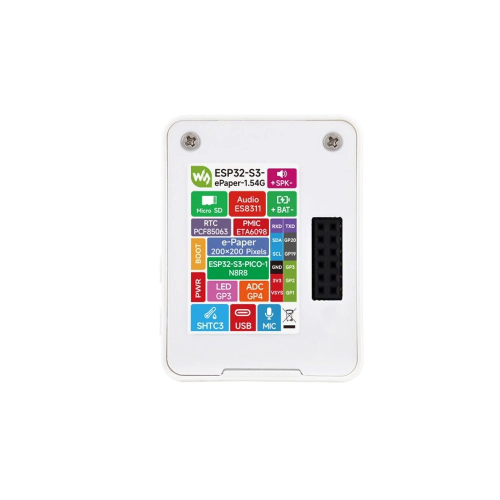 Waveshare ESP32-S3 1.54-Inch e-Paper AIoT Development Board - Image 3