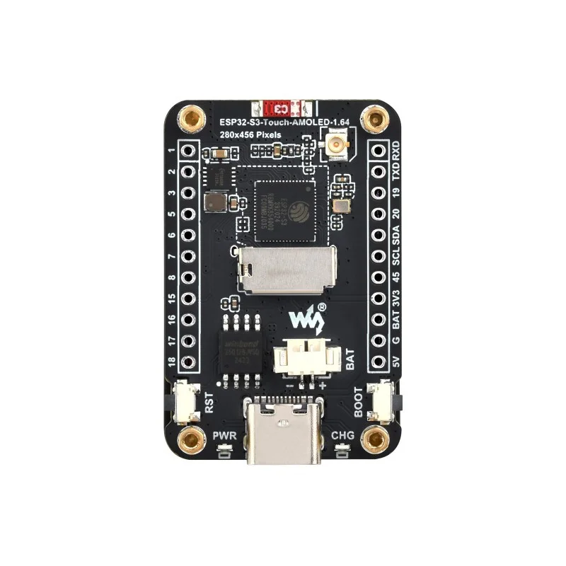 Waveshare ESP32-S3 1.64-Inch AMOLED Touch Display Development Board - Image 5