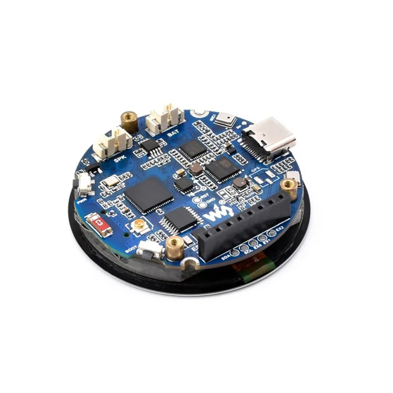 Waveshare ESP32-S3 1.75-Inch AMOLED Round Touch Display Dev Board