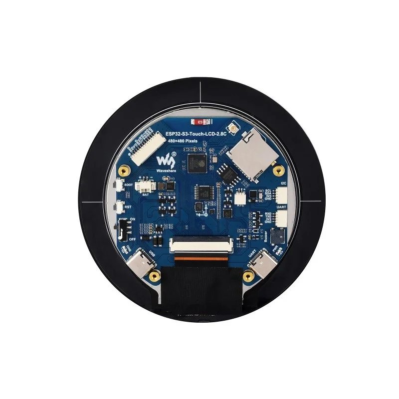 Waveshare ESP32-S3 2.8-Inch Capacitive Touch Round Display Dev Board - Image 2