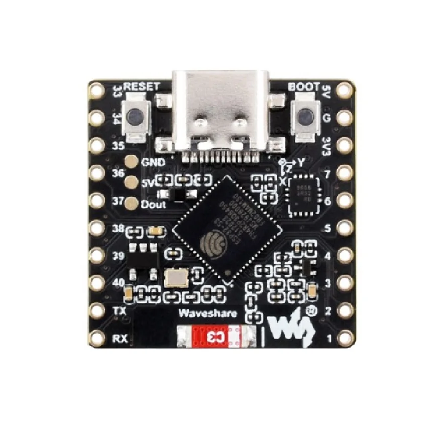 Waveshare ESP32-S3 Development Board w/ 8x8 RGB LED Matrix & QMI8658C Sensor - Image 3