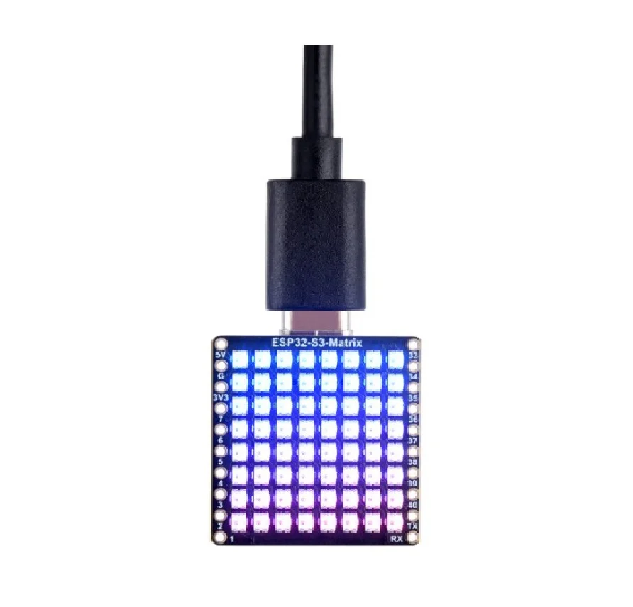 Waveshare ESP32-S3 Development Board w/ 8x8 RGB LED Matrix & QMI8658C Sensor - Image 5