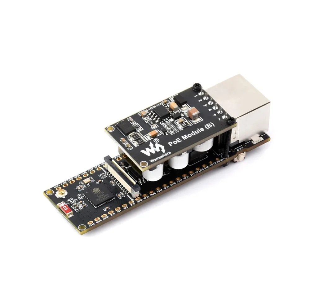 Waveshare ESP32-S3-POE-ETH ESP32-S3 Ethernet Development Board w/ PoE - Image 2