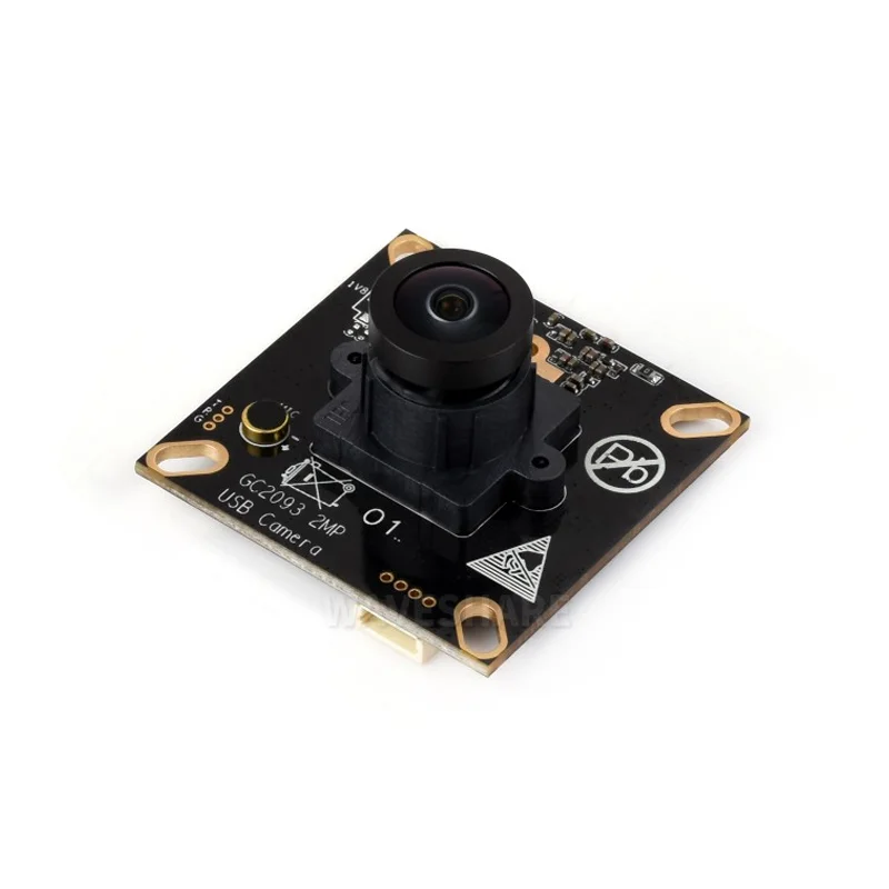 Waveshare GC2093 2MP USB Camera Module w/ 105dB WDR & Microphone