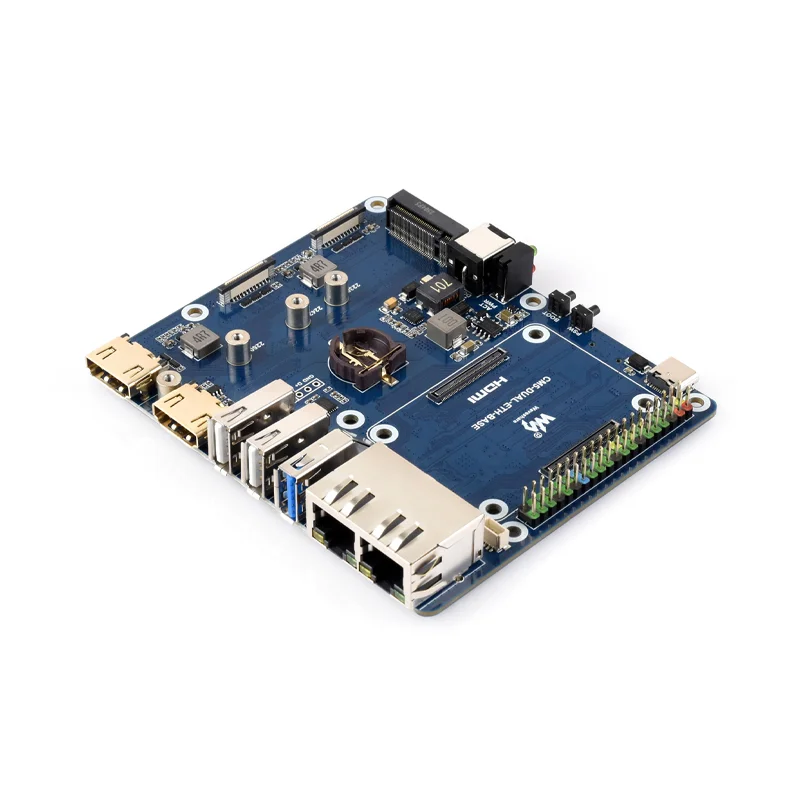Waveshare Gigabit / 2.5G Dual Ethernet Base Board for Raspberry Pi CM5 - Image 2