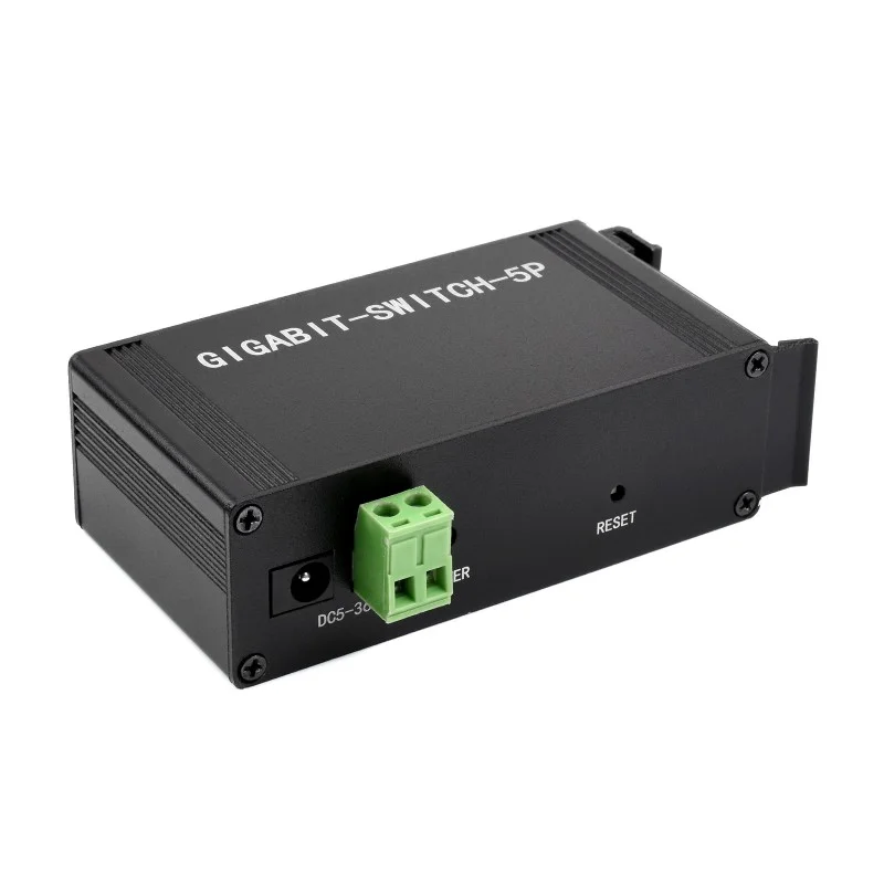 Waveshare Industrial 5-Port Gigabit Ethernet Switch DIN Rail Mount - Image 4