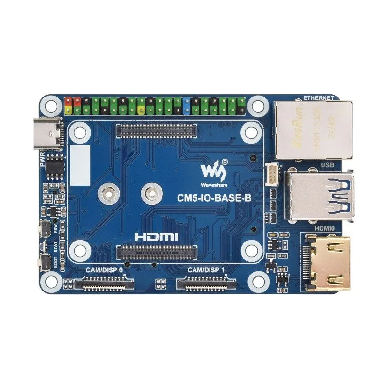 Waveshare Mini Base Board (B) for Raspberry Pi Compute Module 5 - Image 2