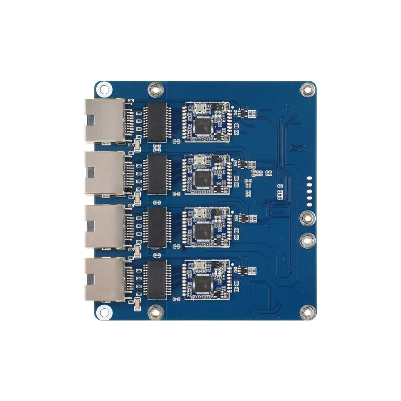 Waveshare PCIe to 4-Ch Gigabit Ethernet Board for Raspberry Pi 5 - Image 2