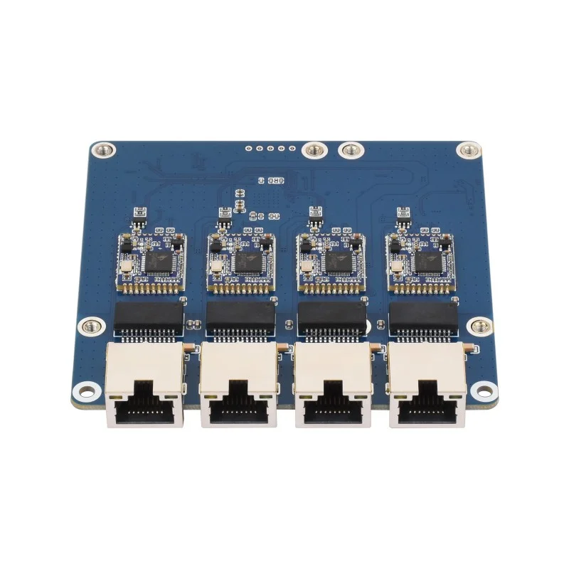 Waveshare PCIe to 4-Ch Gigabit Ethernet Board for Raspberry Pi 5 - Image 4