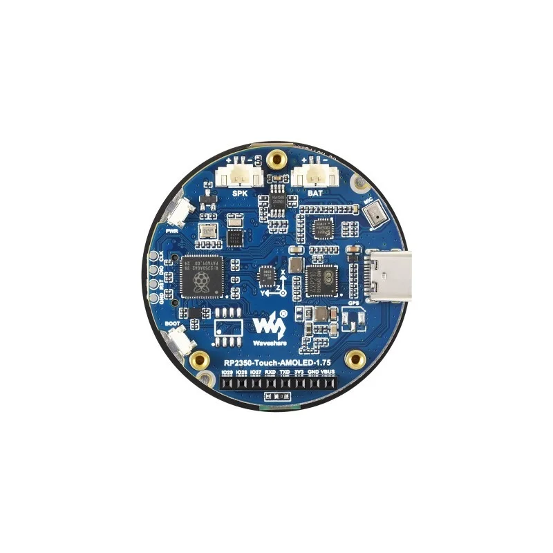 Waveshare RP2350 1.75-Inch AMOLED Display Dev Board w/ IMU Sensor - Image 3