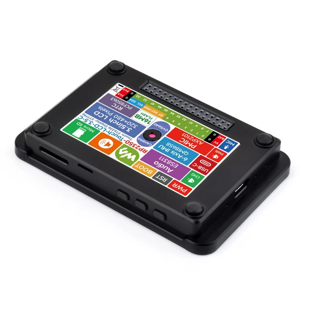 Waveshare RP2350 3.5-Inch LCD Display Development Board w/ OV5640 Camera Interface - Image 3
