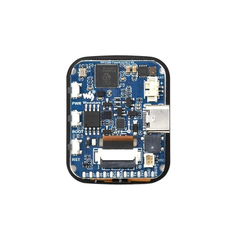 Waveshare RP2350 Dev Board w/ 1.69-Inch Touch LCD, Accelerometer & Gyroscope - Image 2