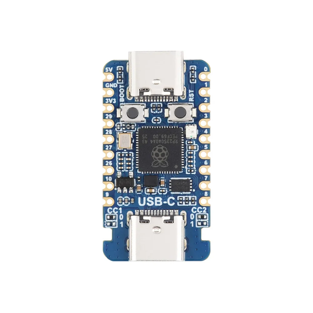 Waveshare RP2350-USB-C Development Board w/ RP2350A Dual-Core ARM/RISC-V