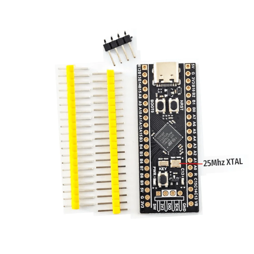 WeAct Studio BlackPill STM32F411CEU6 F411 25MHz HSE Core Board - Image 2